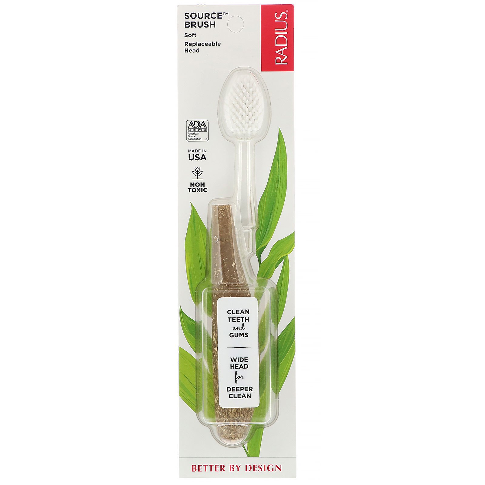 Comprar RADIUS, Source Toothbrush, Soft, 1 Replaceable Head Toothbrush