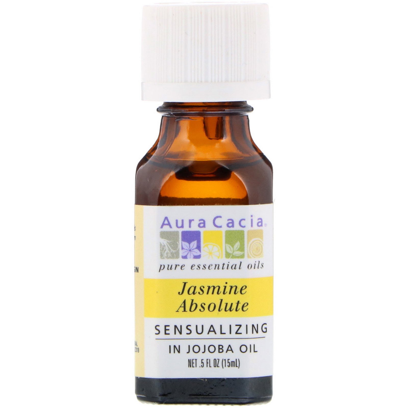 Comprar Aura Cacia, Jasmim Absoluta, Sensualizante, 15 ml (0.5 fl oz)