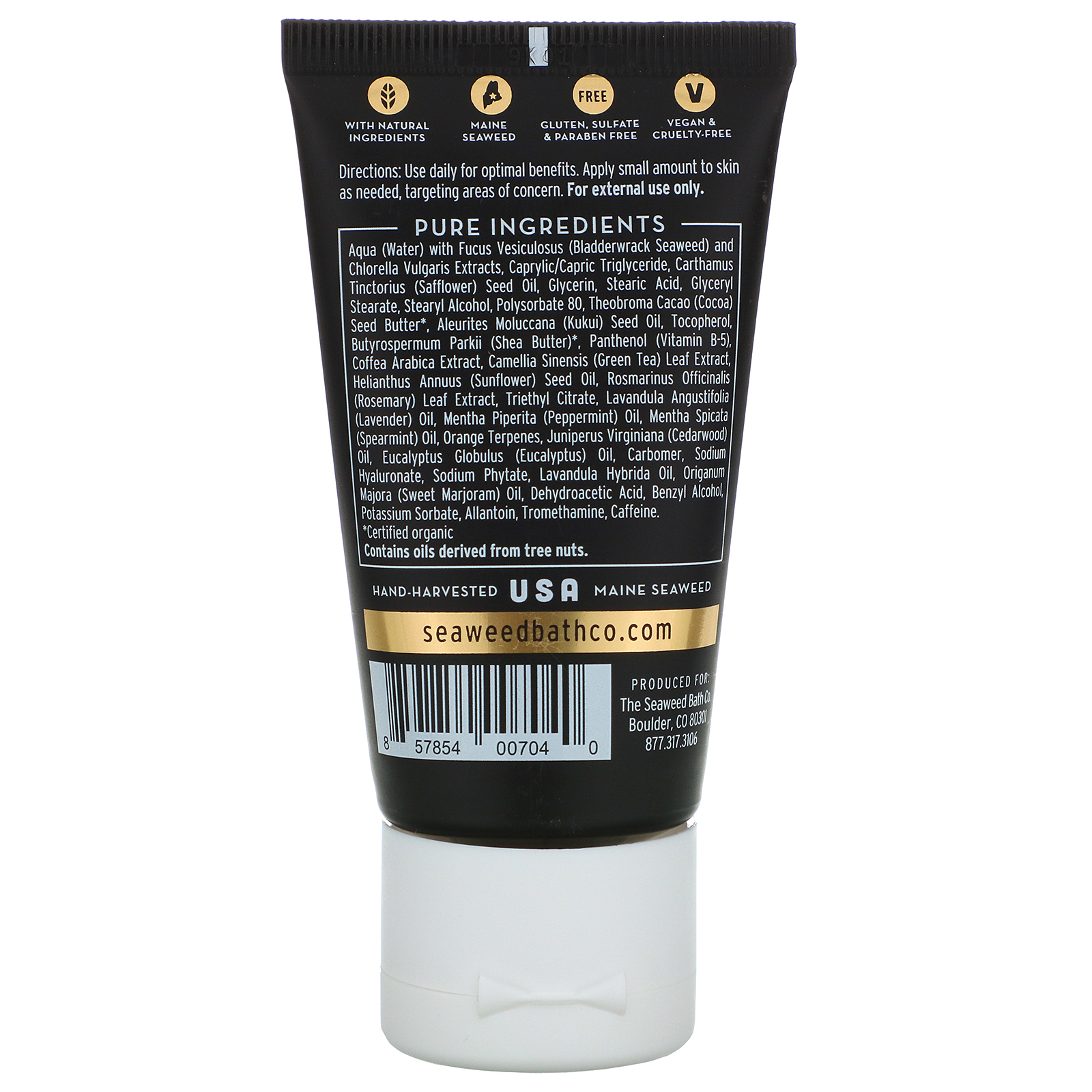 Comprar The Seaweed Bath Co., Awaken Firming Detox Body Cream, Rosemary & Mint, 1.5 fl oz (44 ml) - Imagem 2