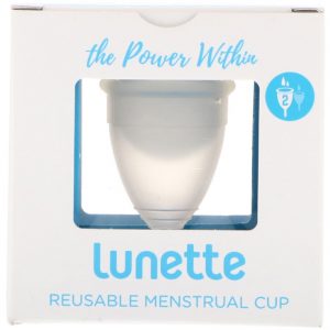 Comprar Lunette, Coletor Menstrual Reusável, Modelo 2, Transparente, 1 Coletor