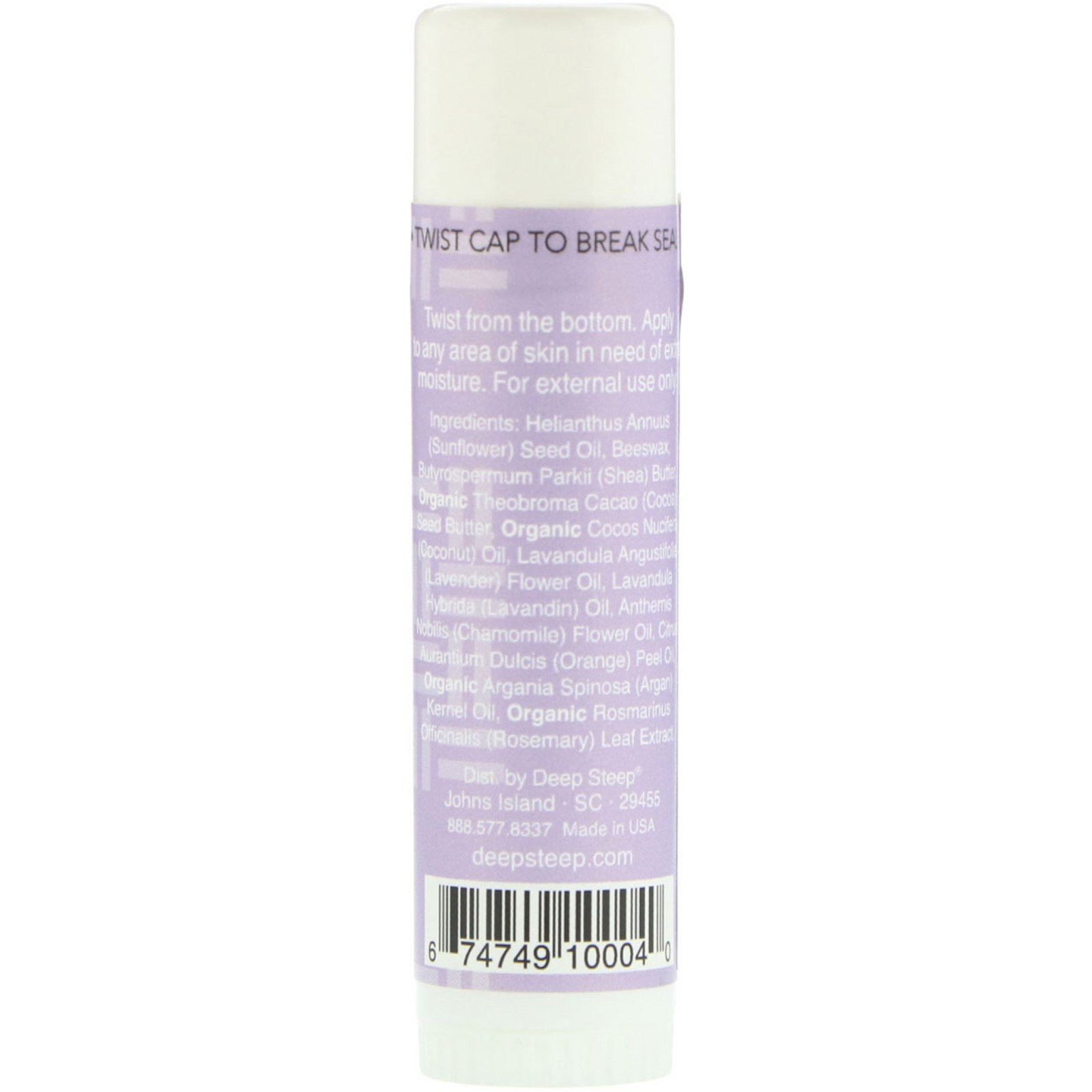 Comprar Deep Steep, Moisture Stick Body Balm, Lavender Chamomile, .5 oz (15 g) - Imagem 2