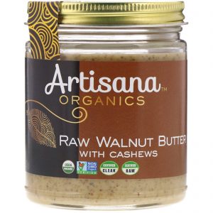 Comprar Artisana, Organics, Manteiga de Nozes Pura, 227 g (8 oz)