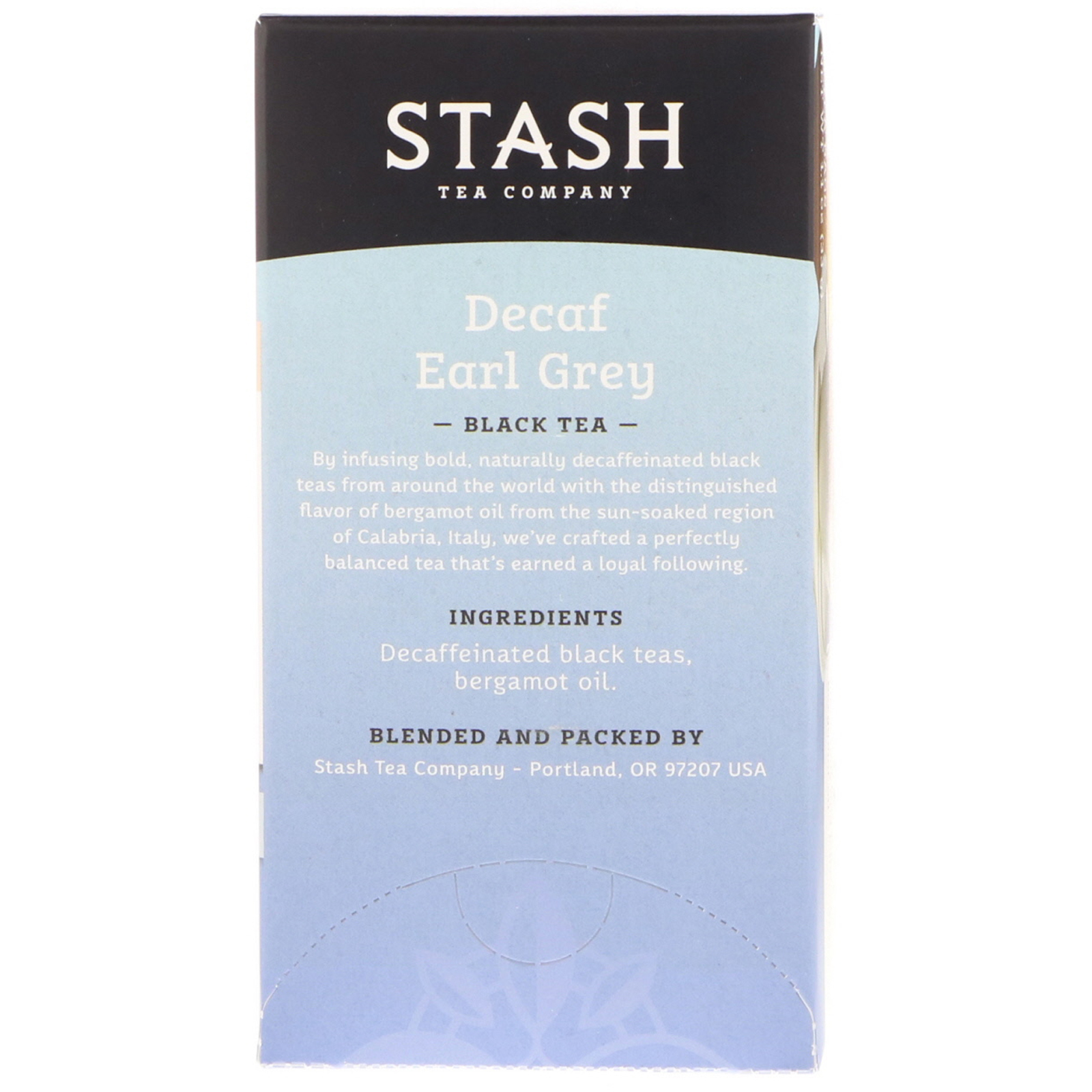 Comprar Stash Tea, Black Tea, Decaf Earl Grey, 18 Tea Bags, 1.1 oz (33 g) - Imagem 2