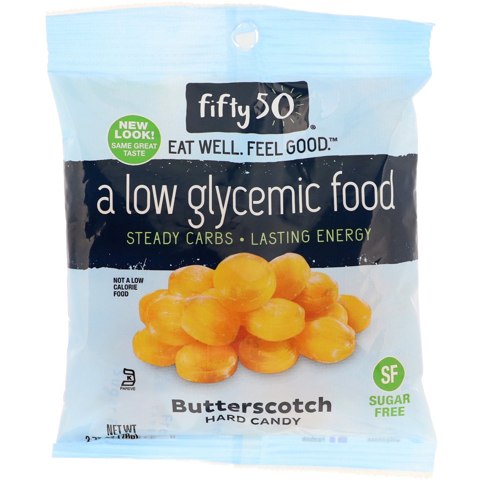Comprar Fifty 50, Low Glycemic Hard Candy, Butterscotch, 2.75 oz (78 g)