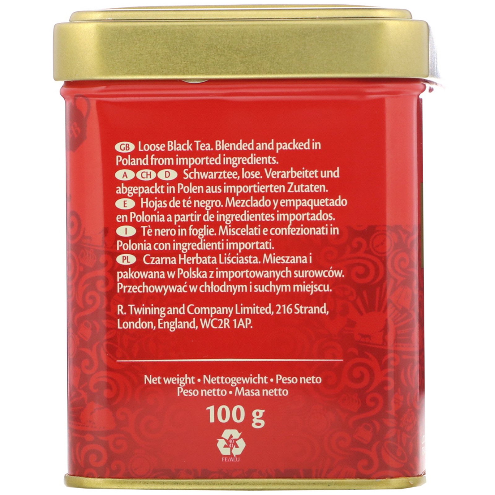 Comprar Twinings, Clássicos, Chá Solto para Café da Manhã Inglês, 3.53 oz (100 g) - Imagem 2
