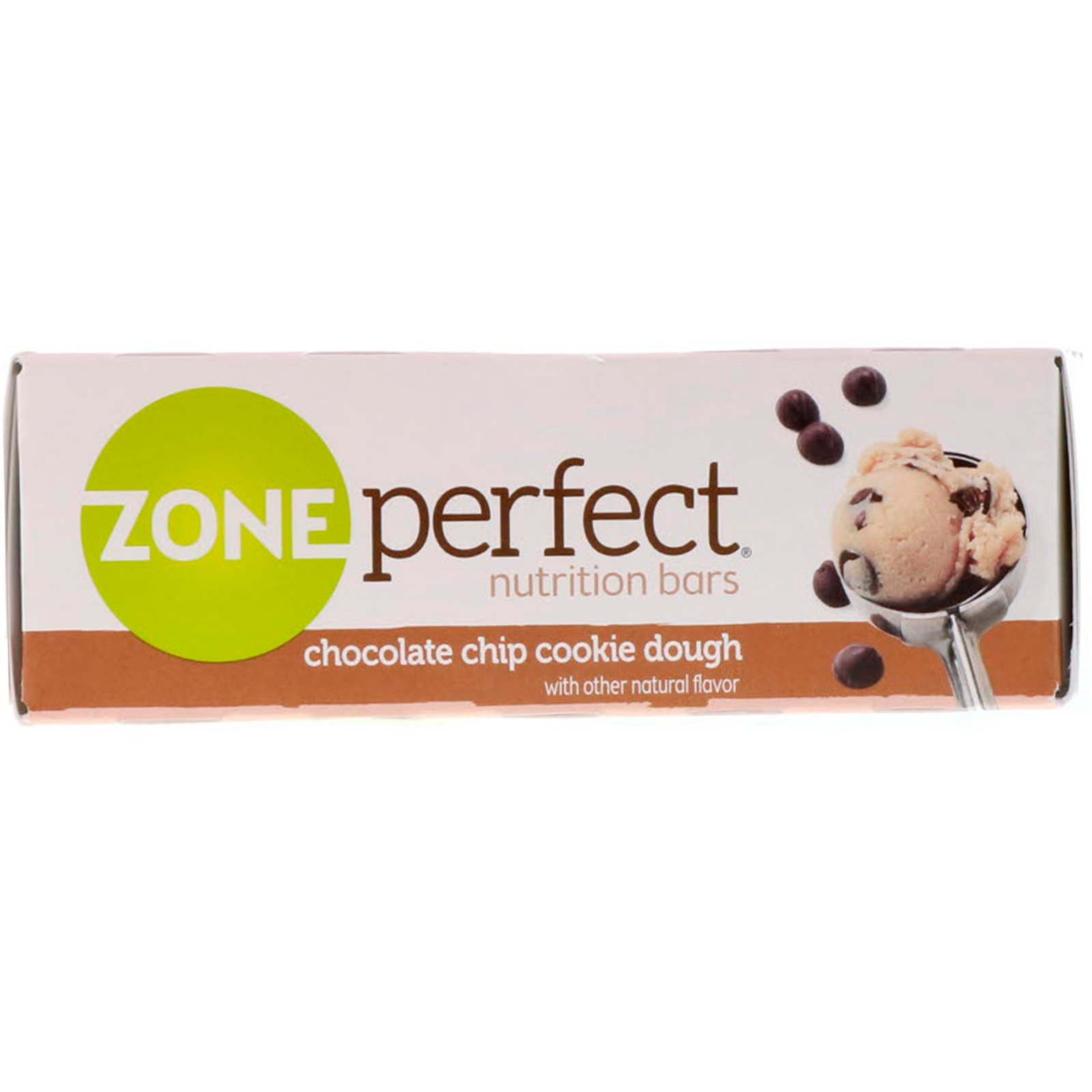 Comprar ZonePerfect, Barras nutricionais, Massa de biscoito com chips de chocolate, 12 Barras, 1,58 oz (45 g) Cada - Imagem 2