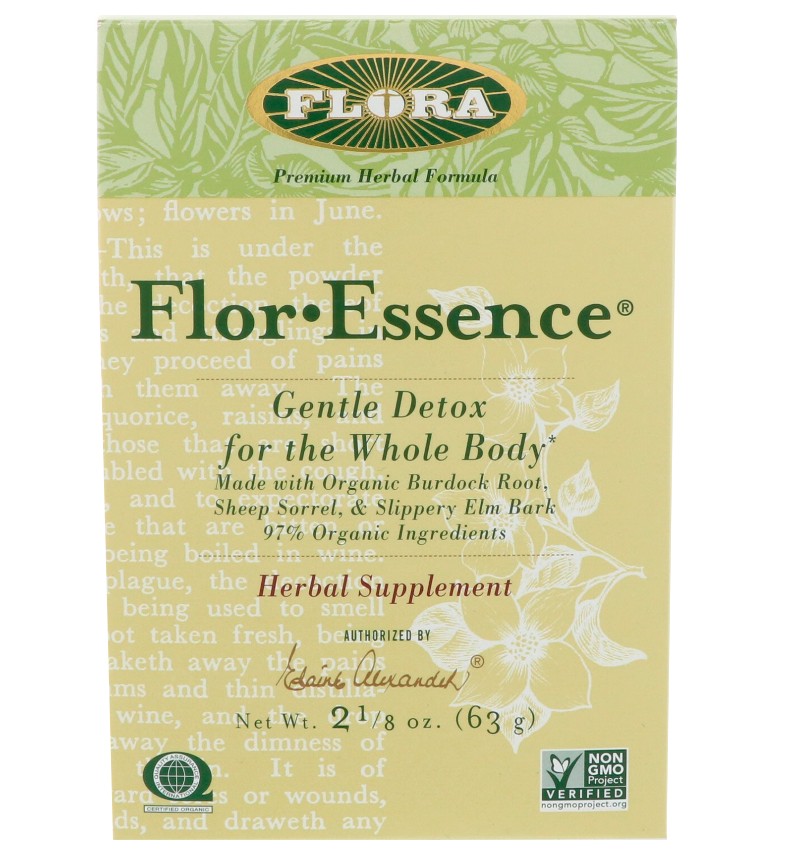 Comprar Flora, Flor·Essence, desintoxicação suave para todo o corpo, 63 g (2 1/8 oz)