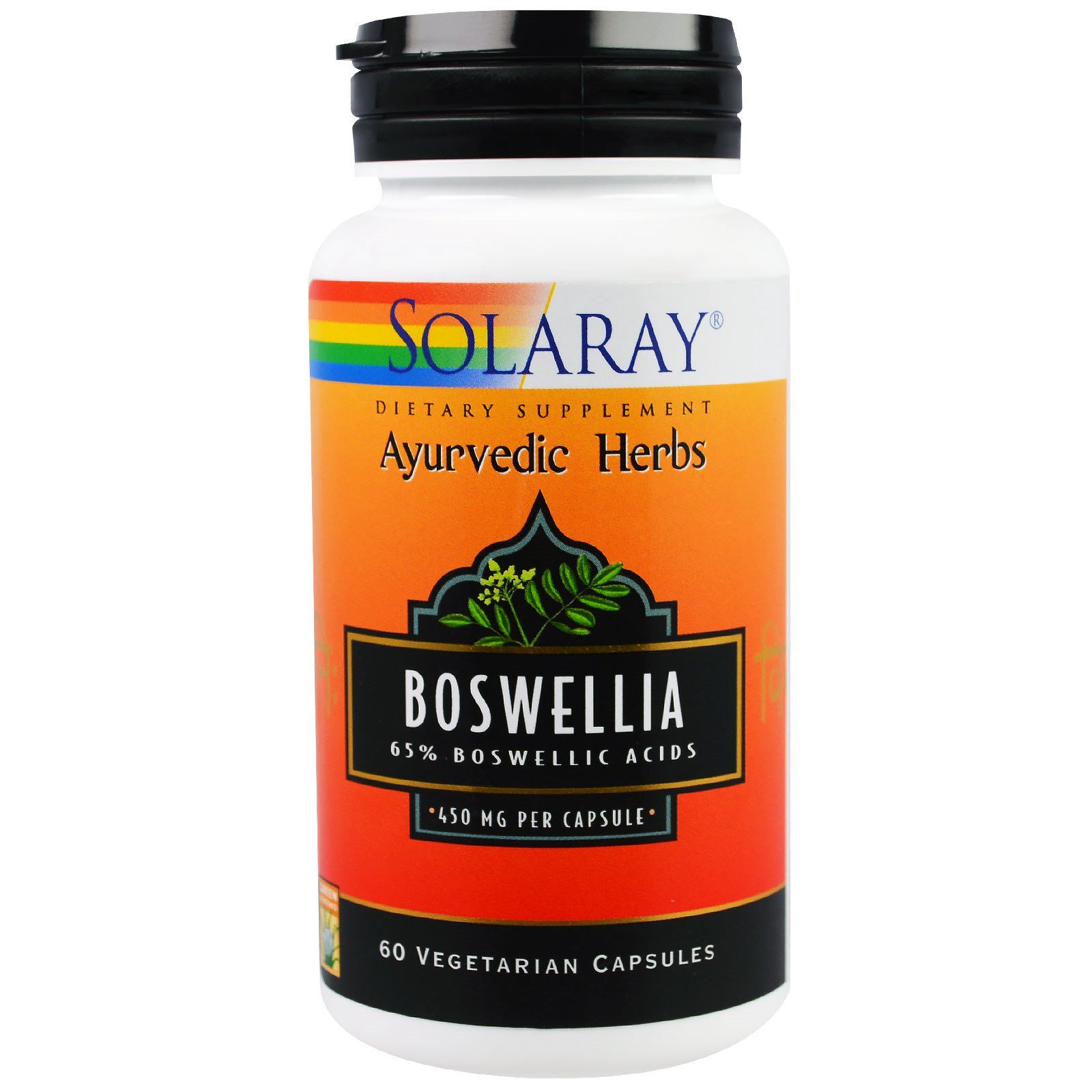 Comprar Solaray, Boswellia, 450 mg, 60 Vegetarian Capsules