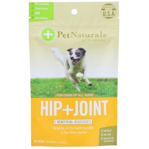 Comprar Pet Naturals of Vermont, Quadril + Articulações, Para Cães , 60 Unidades, 3,17 oz (90 g)