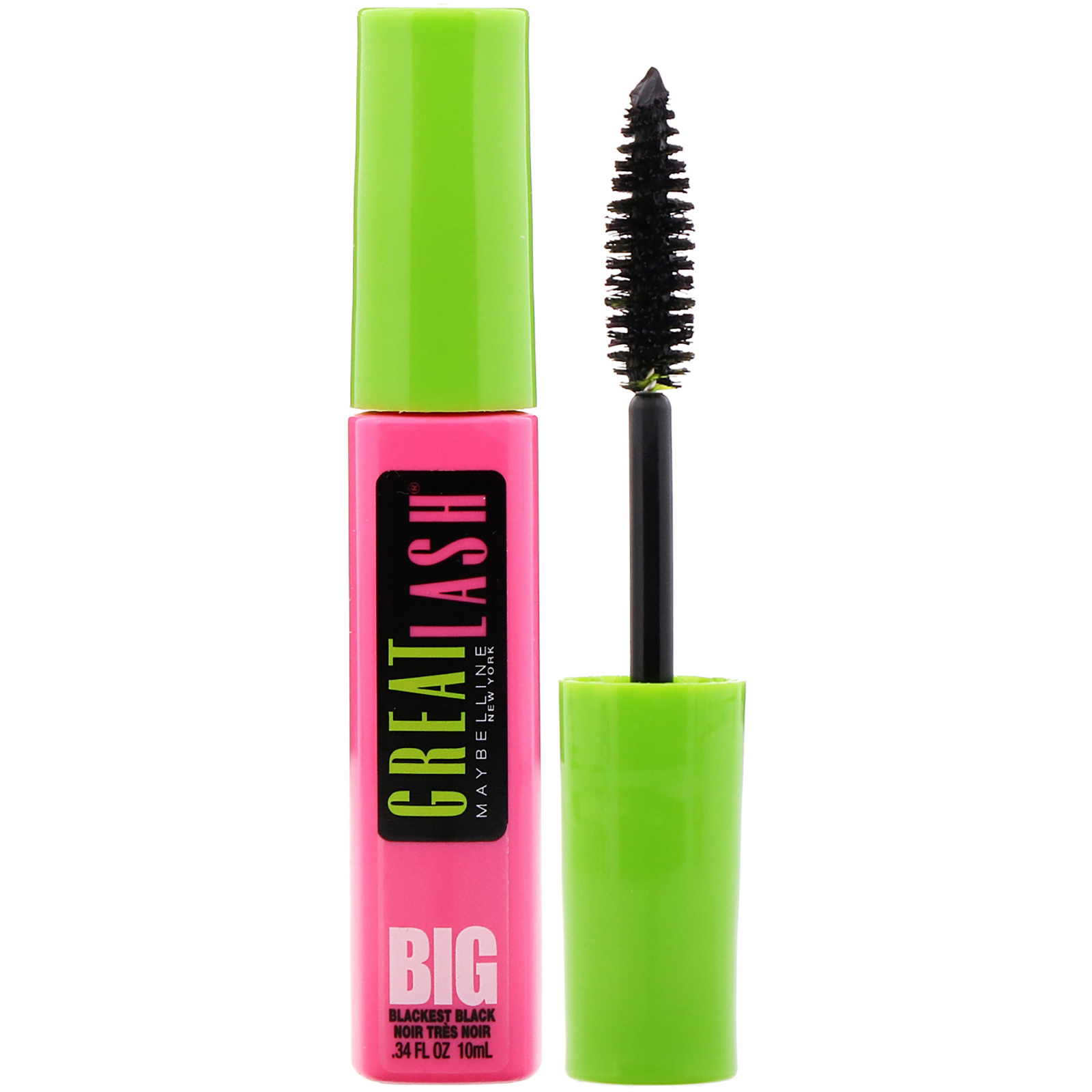 Comprar Maybelline, Máscara Big Great Lash, 130 Blackest Black, 10 ml