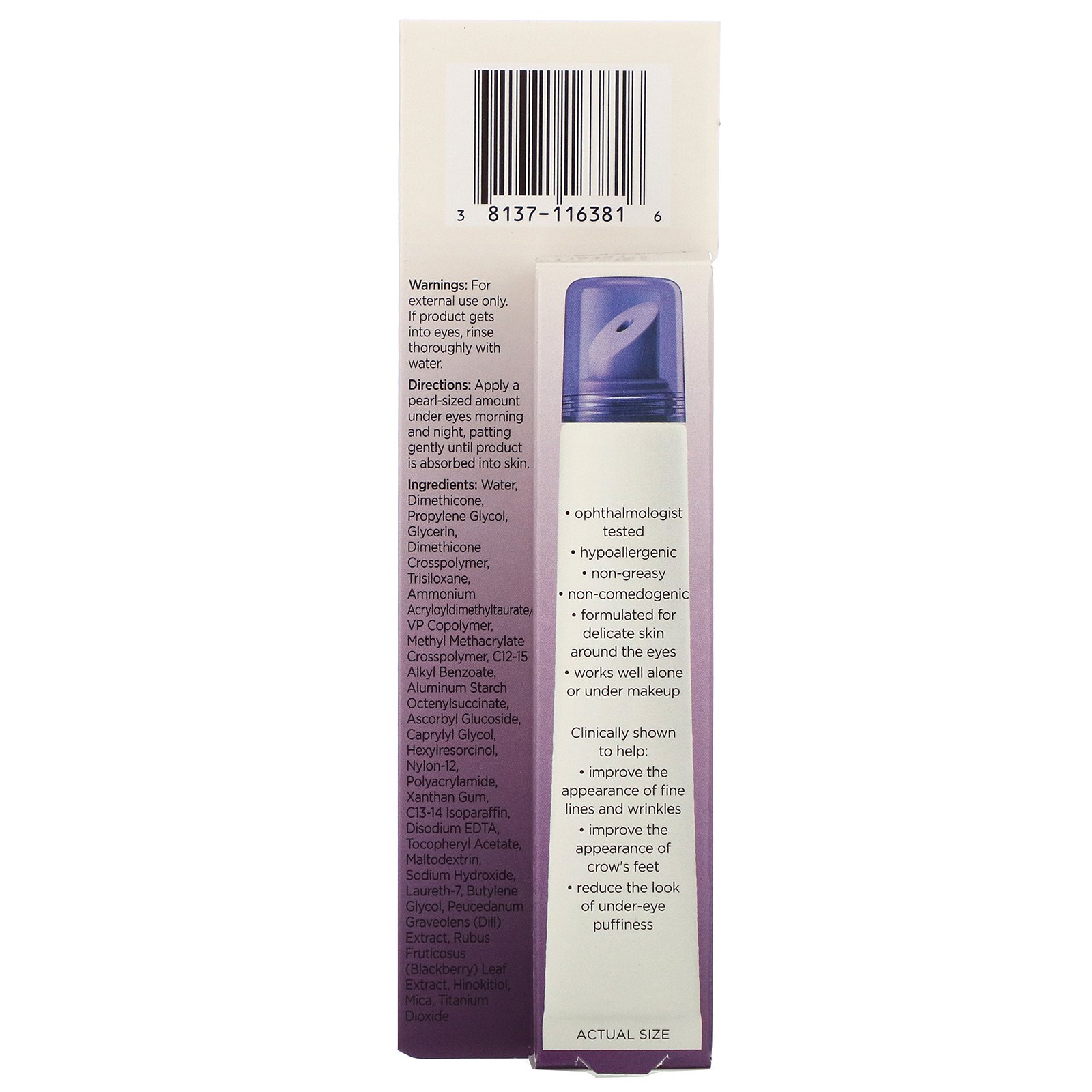 Comprar Aveeno, Absolutely Ageless, Creme para os Olhos, .5 oz ( 14 g) - Imagem 3