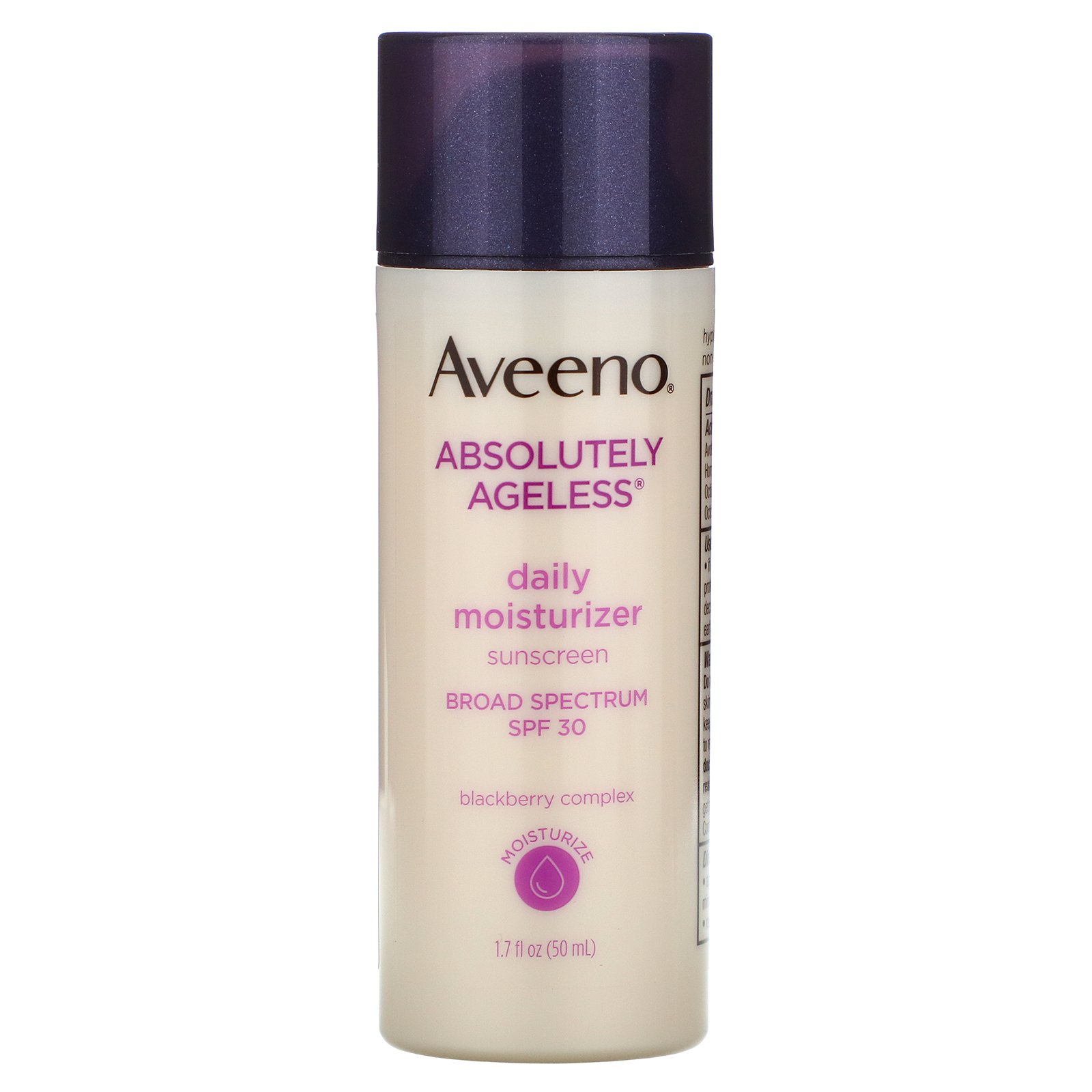 Comprar Aveeno, Absolutamente sem envelhecimento, umectante diário, FPS 30, 1,7 fl oz (50 ml)