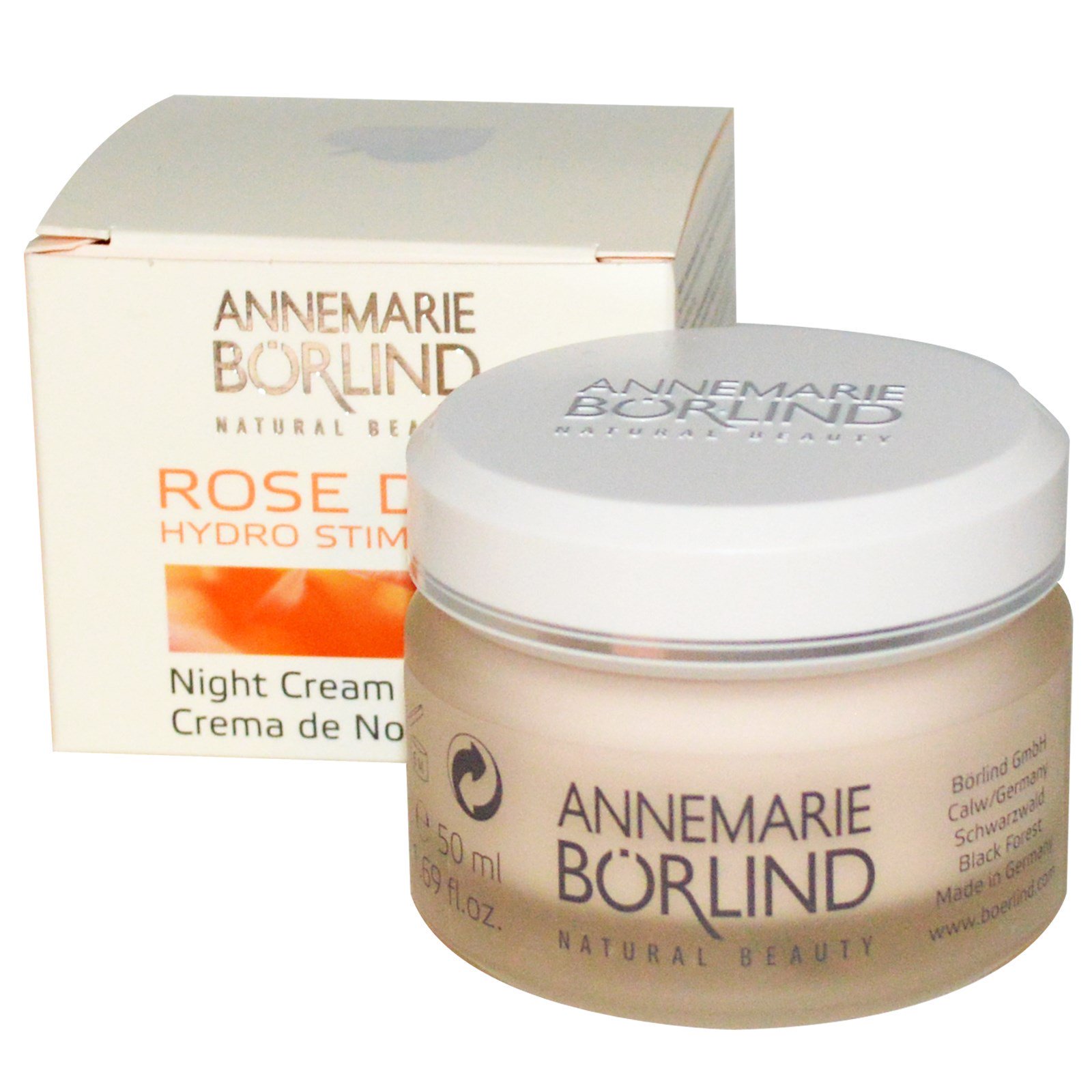 Comprar AnneMarie Borlind, Estimulante Hídrico, Creme Noturno, Rose Dew, 50 ml (1,69 fl oz)