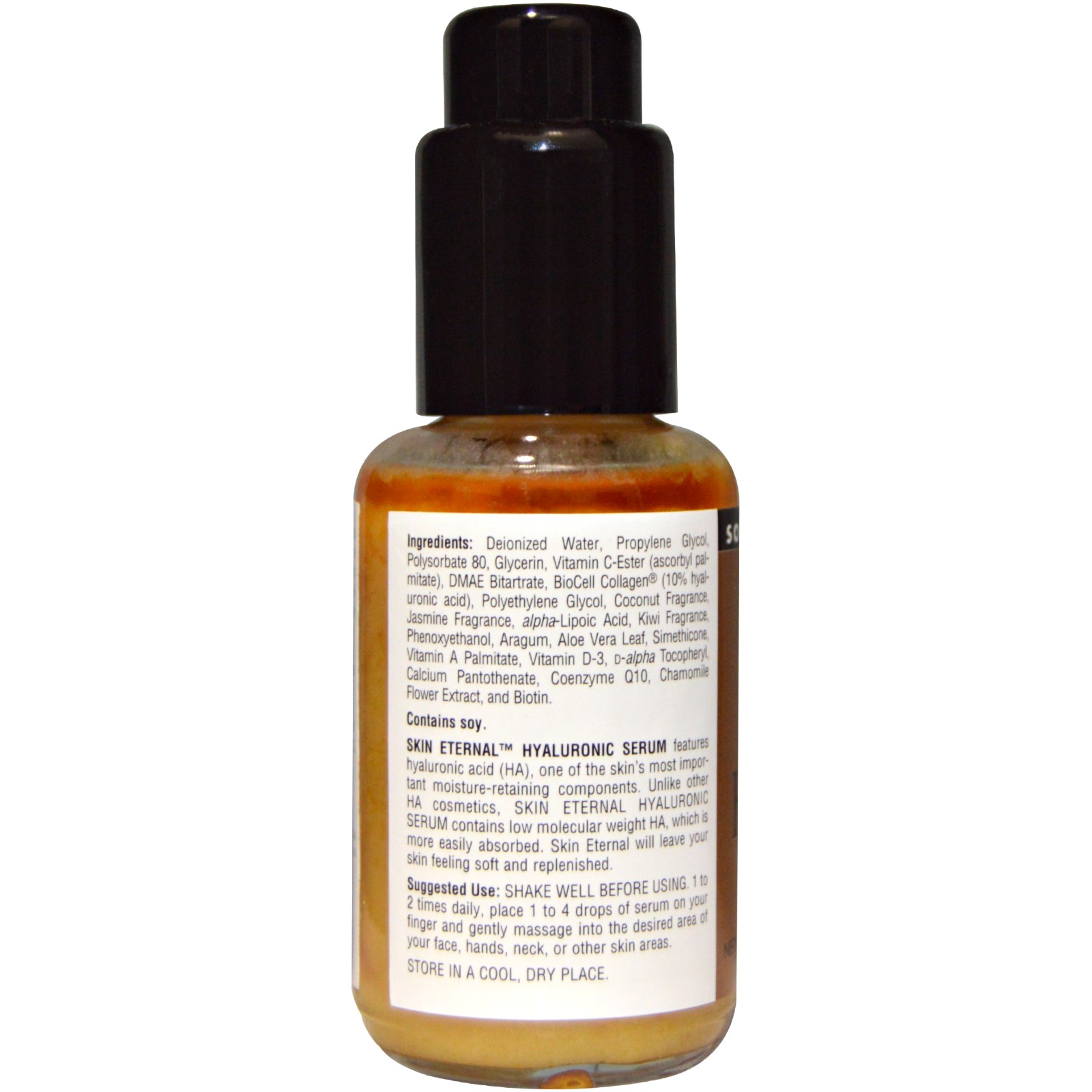 Comprar Source Naturals, Skin Eternal, Sérum Hialurônico, 1,7 oz fl (50 ml) - Imagem 2