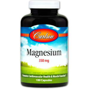 Comprar Carlson Labs, Magnésio, 350 mg, 180 cápsulas