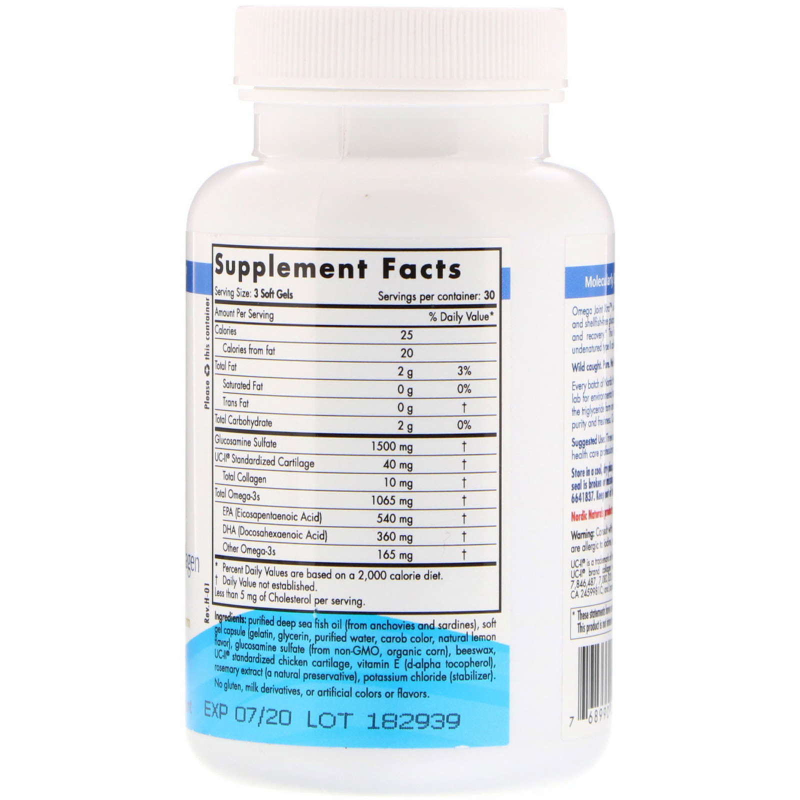 Comprar Nordic Naturals, Omega Joint Xtra, 1.000 mg, 90 Cápsulas Softgel - Imagem 2