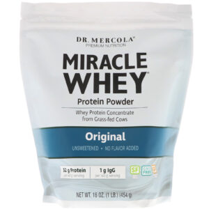 Comprar Dr. Mercola, Whey Protein Miracle em Pó, Original, 16 oz (454 g)
