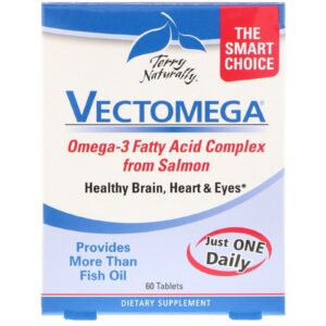 Comprar EuroPharma, Terry Naturally, Vectomega, 60 Tabletes