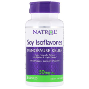 Comprar Natrol, Isoflavonas de Soja, 50 mg, 60 Cápsulas