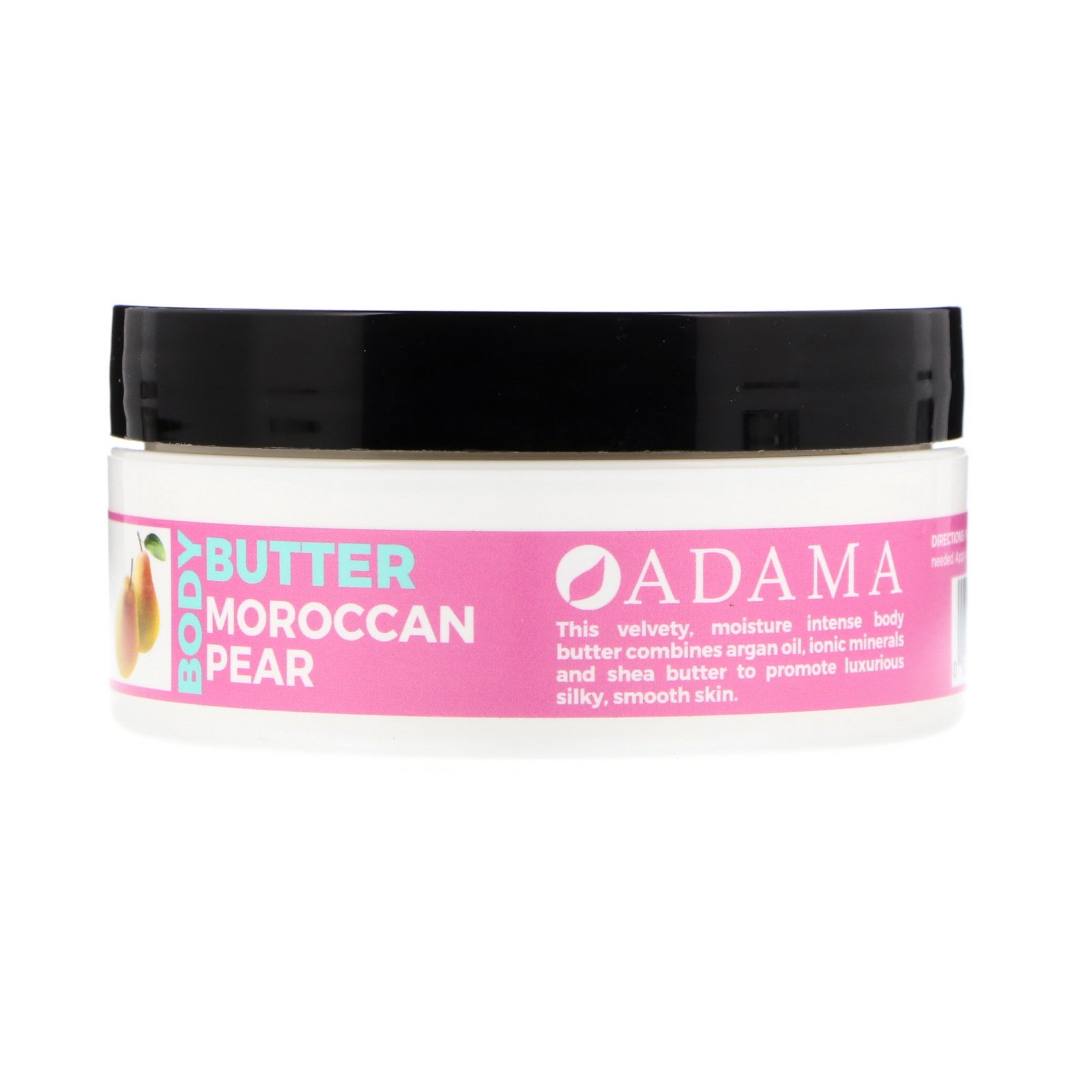 Comprar Zion Health, Adama, Manteiga Corporal com Óleo de Argan, Pêra Marroquina, 4 oz (118 g)