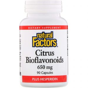 Comprar Natural Factors, Citrus Bioflavonoids Plus Hesperidin, 650 mg, 90 Capsules