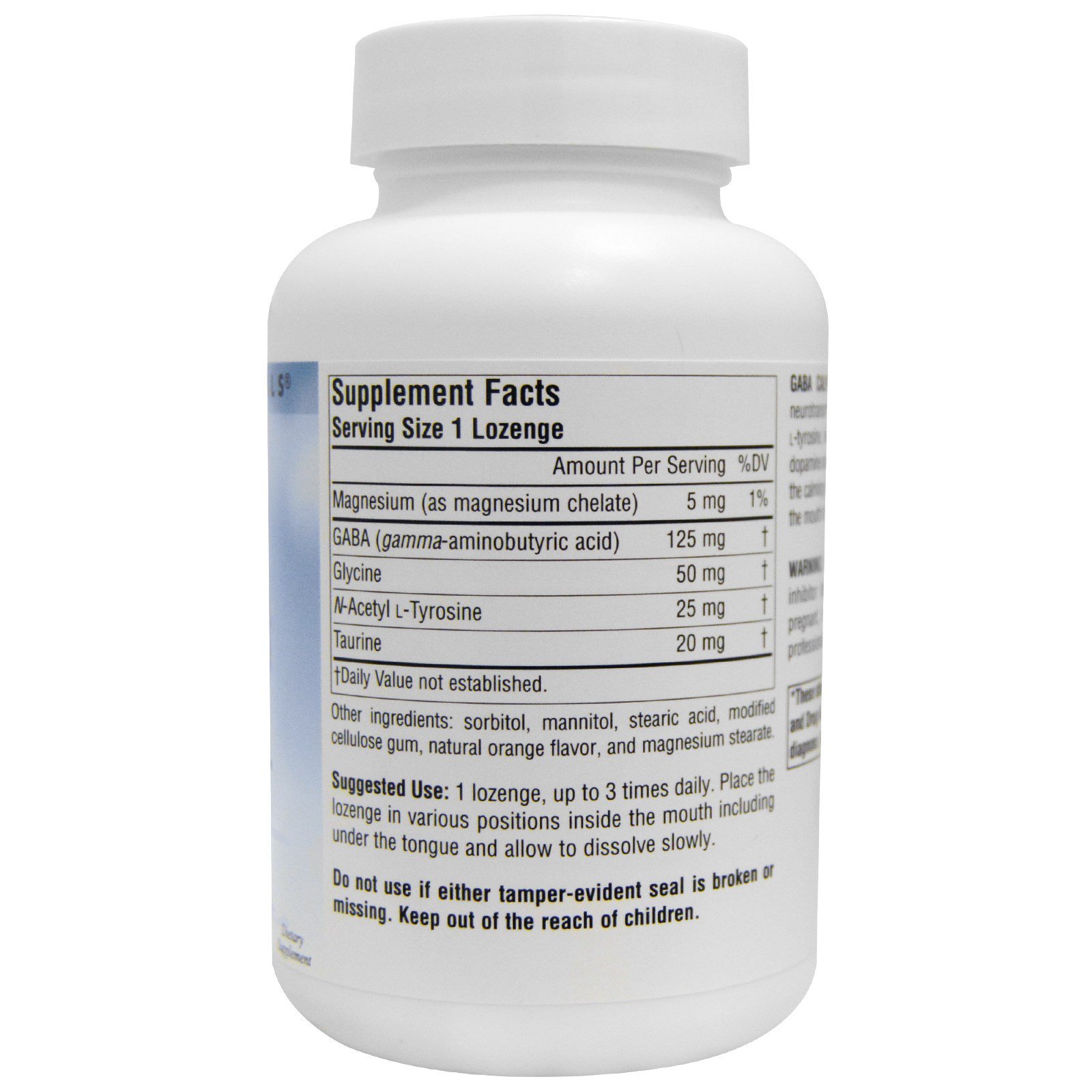 Comprar Source Naturals, GABA Calm, Orange Flavor, 120 Lozenges - Imagem 2