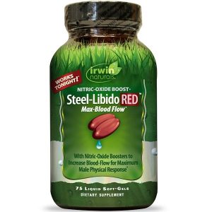 Comprar Irwin Naturals, Aço Líbido Vermelho, 75 Cápsula de Gel Líquido