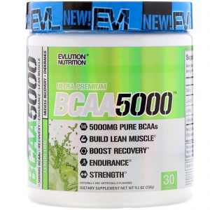 Comprar EVLution Nutrition, Ultra Premium BCAA 5000, Lemon Lime, 9.1 oz (258 g)