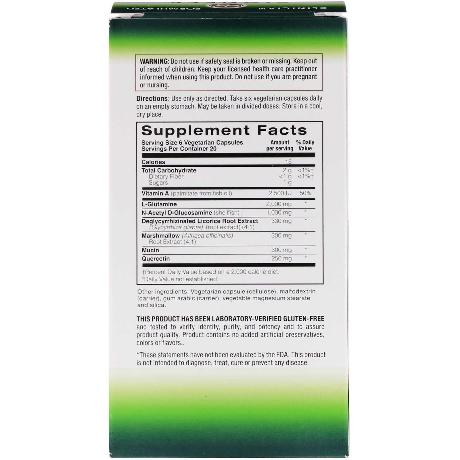 Comprar Pioneer Nutritional Formulas, Saúde Intestinal Ampla, Auxílio Celíaco, 120 cáps. vegetarianas - Imagem 2