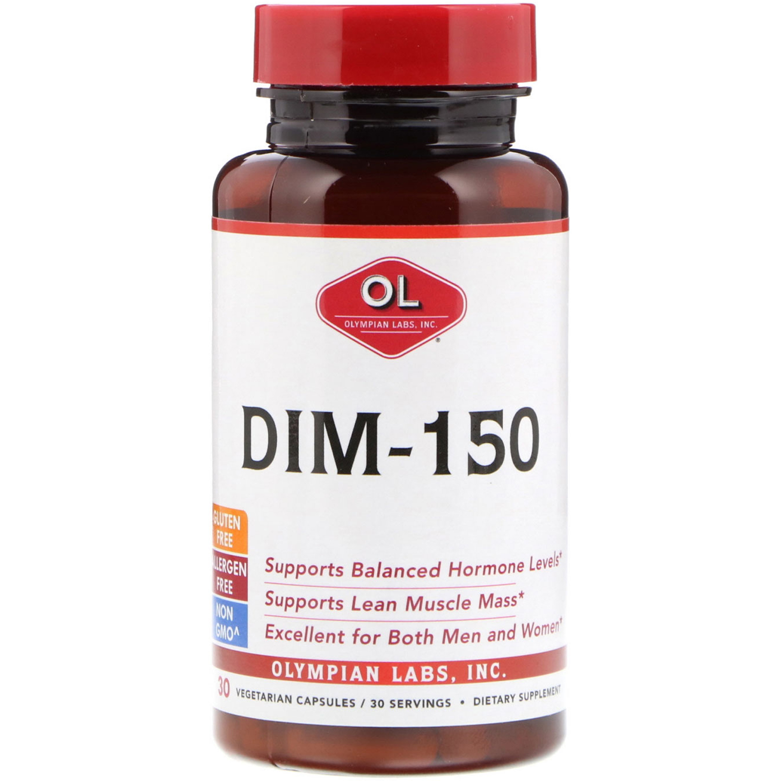 Comprar Olympian Labs, DIM-150, 30 Vegetarian Capsules