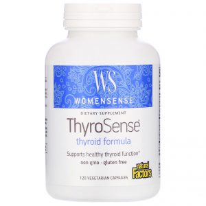 Comprar Natural Factors, WomenSense, ThyroSense, Thyroid Formula, 120 Vegetarian Capsules