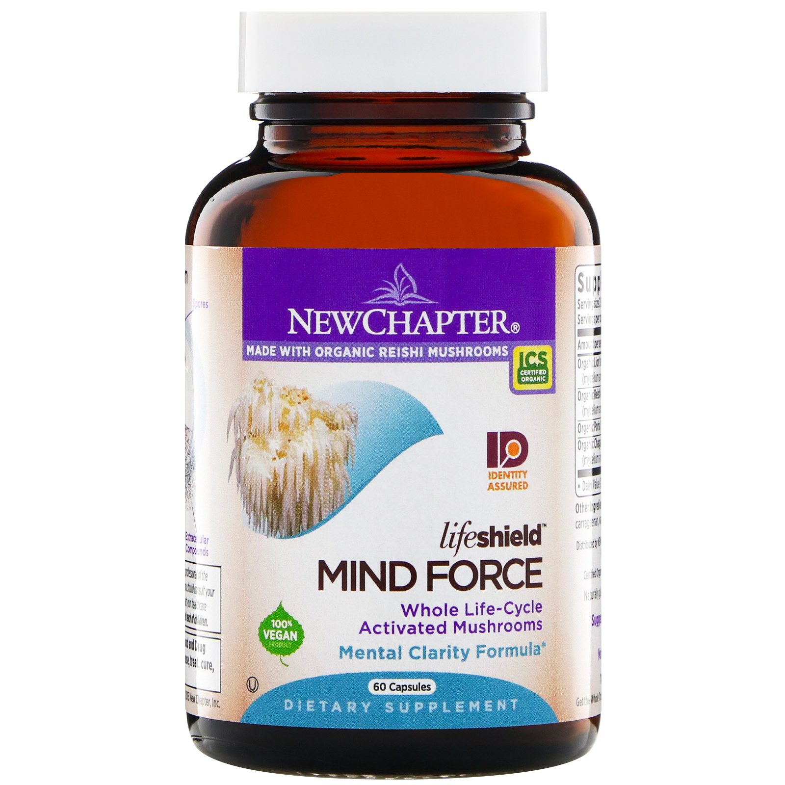 Comprar New Chapter, LifeShield, Mind Force, 60 cápsulas - Imagem 3