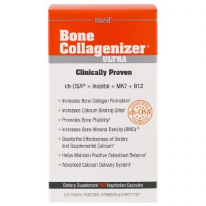 Comprar BioSil by Natural Factors, Bone Collagenizer Ultra, 40 Vegetarian Capsules