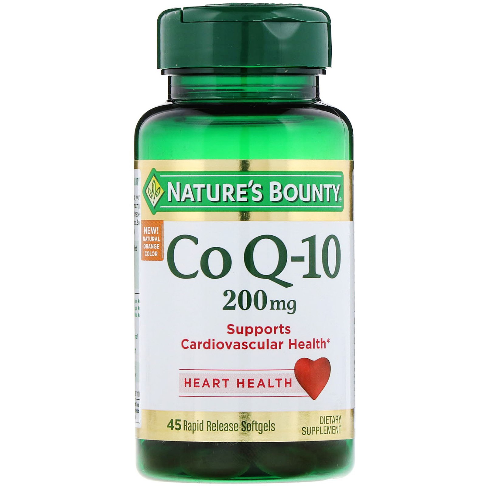 Comprar Nature's Bounty, Co Q-10, 200 mg, 45 Rapid Release Softgels
