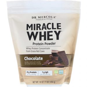 Comprar Dr. Mercola, Whey Milagre, Proteína em Pó, Chocolate, 1 lb (454 g)