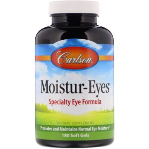 Comprar Carlson Labs, Moistur-Eyes, 180 Cápsulas Gelatinosas