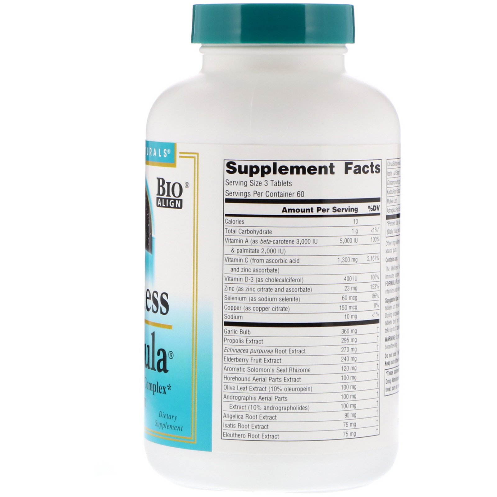 Comprar Source Naturals, Wellness Formula, Complexo Herbal Defense, 180 Comprimidos - Imagem 2