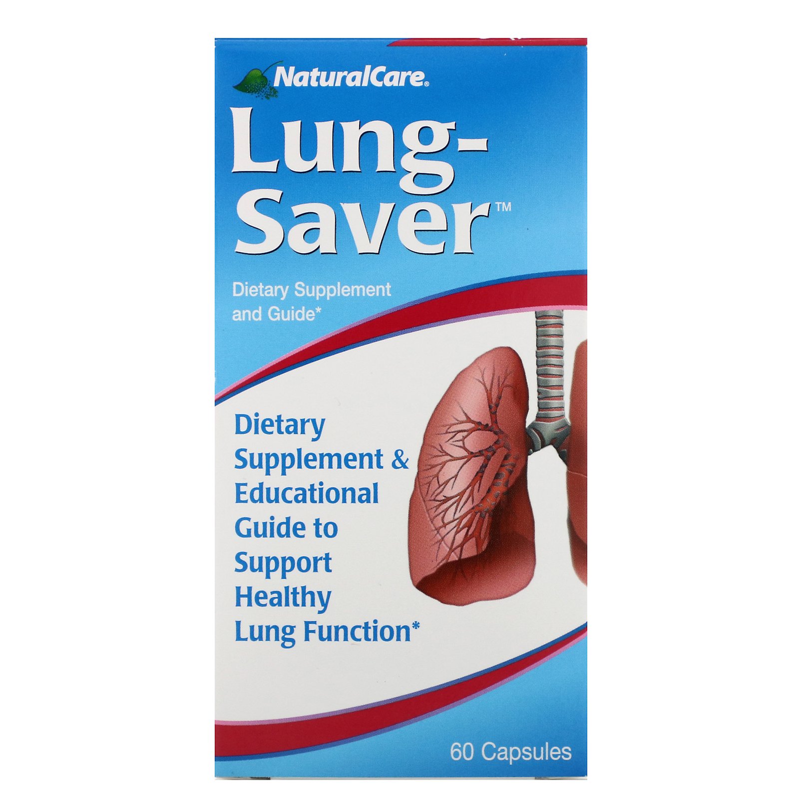 Comprar NaturalCare, Lung-Saver, 60 Cápsulas