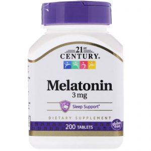 Comprar 21st Century, Melatonina, 3 mg, 200 Comprimidos