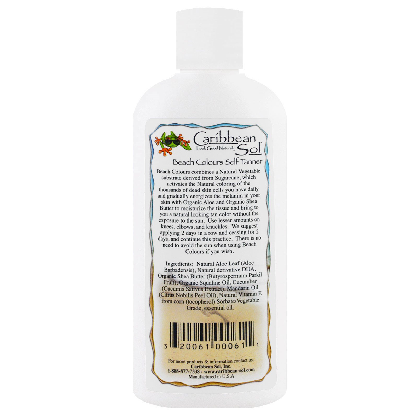 Comprar Caribbean Solutions, Beach Colors, Autobronzeador Natural, 6 oz - Imagem 2