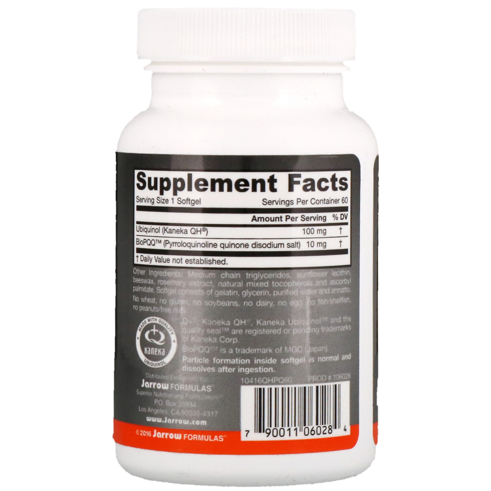 Comprar Jarrow Formulas, Ubiquinol, QH – Absorb + PQQ, 60 Cápsulas Softgel - Imagem 2