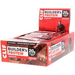 Comprar Clif Bar, Barra de Proteínas Builder's, Chocolate, 12 Barras, 68 g (2,40 oz) Cada