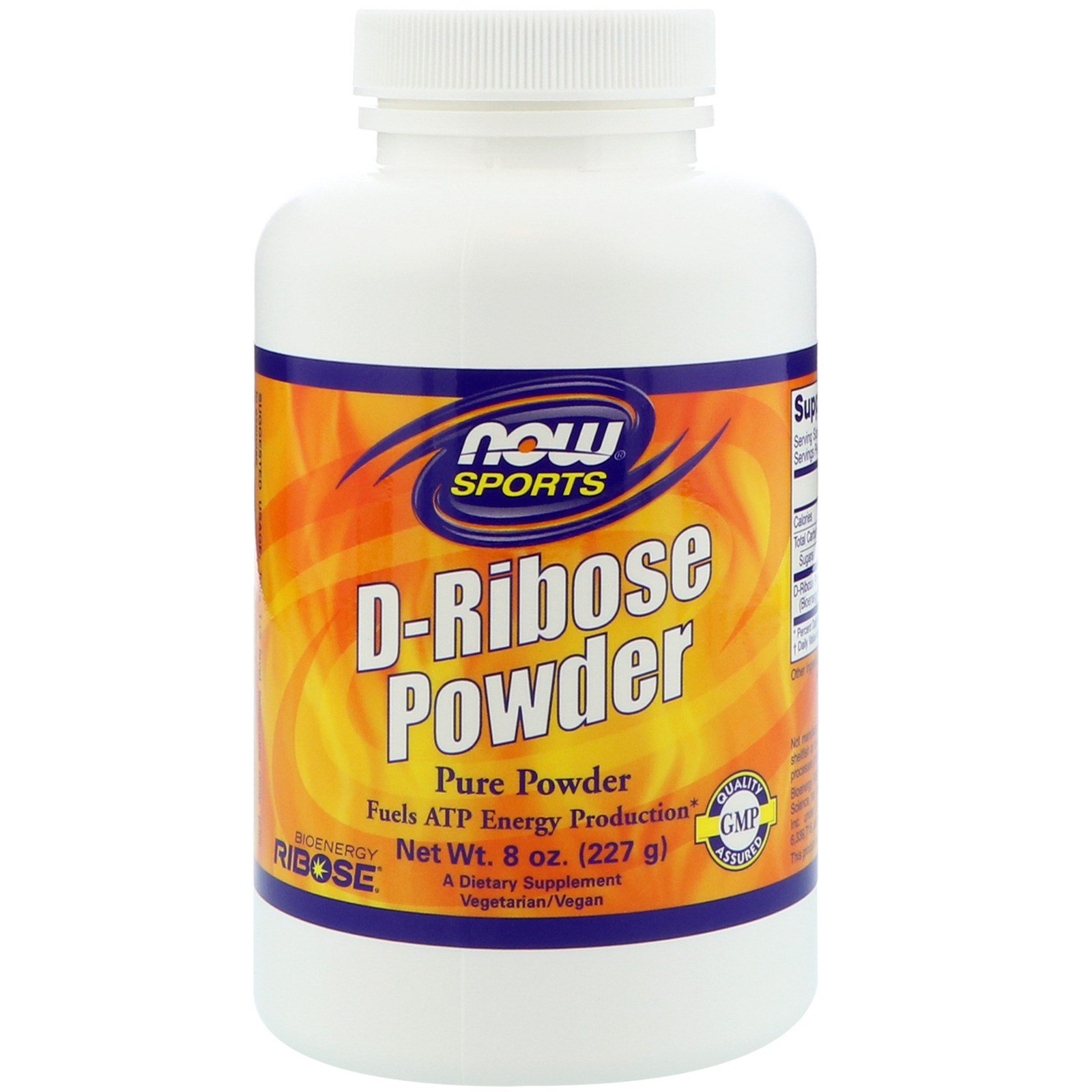Comprar Now Foods, Atletas, D-Ribose em Pó, 8 oz (227 g)