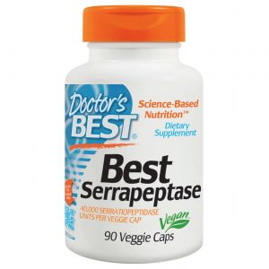 Comprar Doctor's Best, Serrapeptase - 90 Cápsulas Vegetarianas
