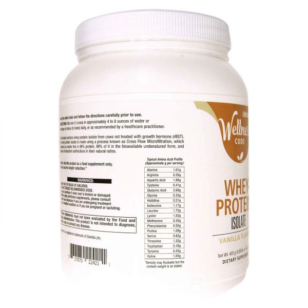 Comprar Life Extension, Whey Protein Isolate, Baunilha - 403 g - Imagem 4