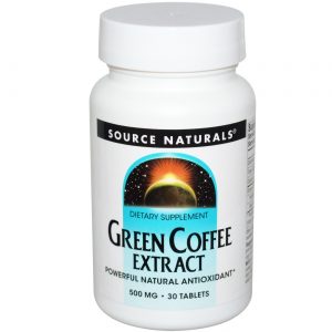 Comprar Source Naturals, Extrato de Café Verde 500 mg - 30 Comprimidos