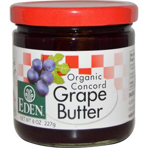 Comprar Eden Foods, Geléia de Uva Orgânica - 227 g