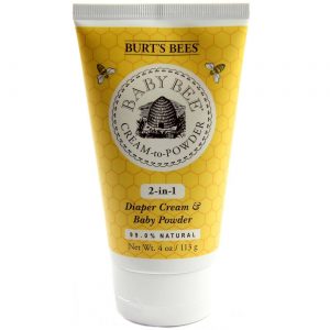 Comprar Burt's Bees, Baby Bee® 2 em 1 - Creme e Talco para Fraldas de Bebês - 4 oz (113g)