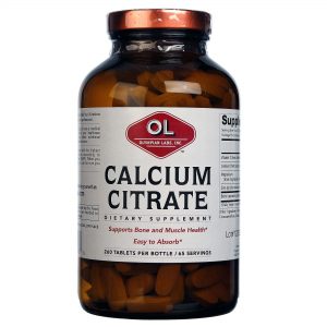 Comprar Olympian Labs Citrato de cálcio 260 Tabletes