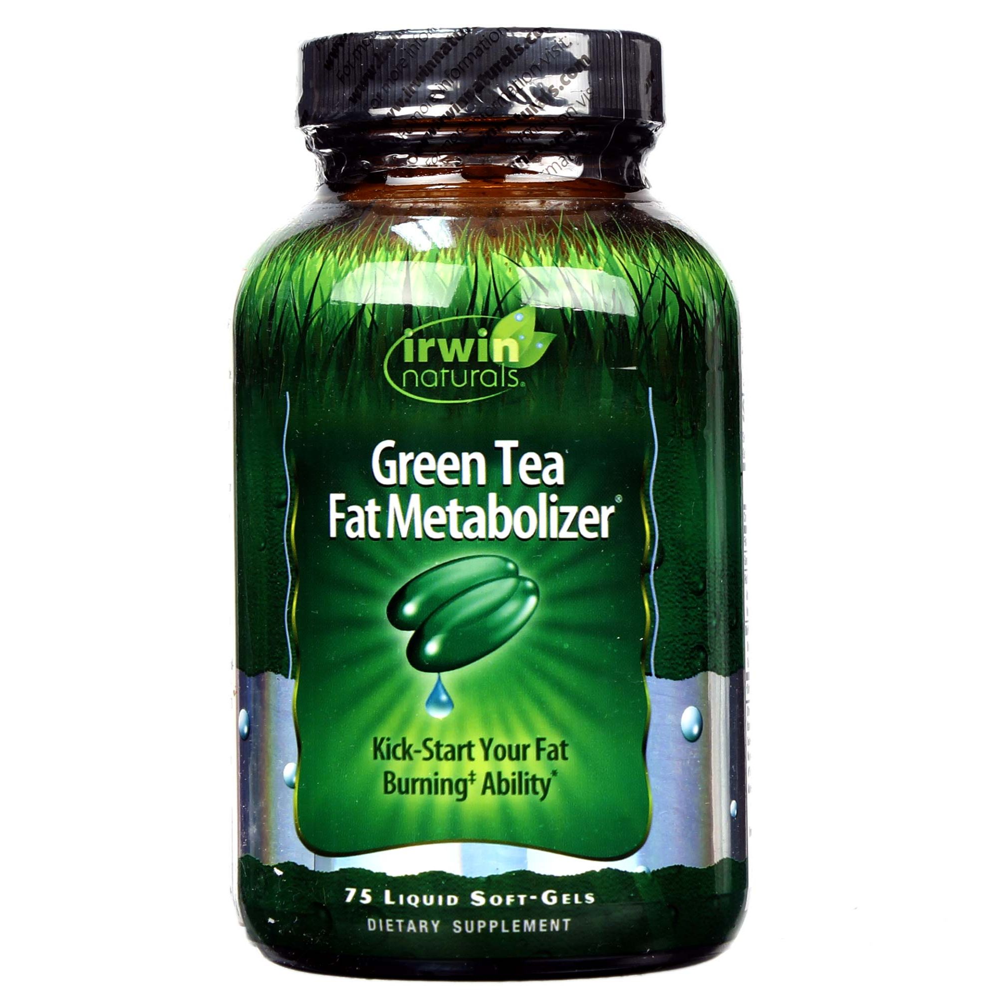 Comprar Irwin Naturals, Chá Verde Metabolizador de Gordura - 75 Cápsulas em Gel
